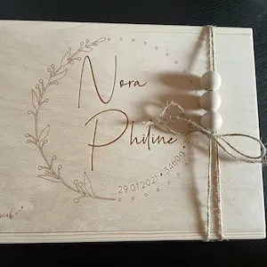 Erinnerungsbox personalisiert mit einer Gravur der | Etsy