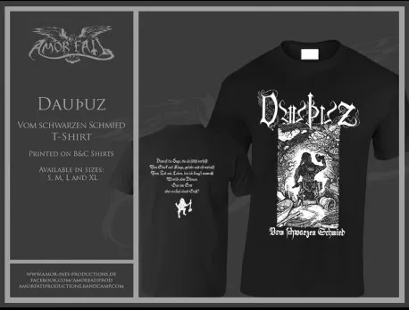 Dauþuz - Vom Schwarzen Schmied, Shirt - Amor Fati Productions