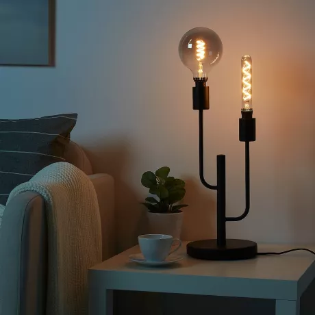 HADDEBO Tischleuchtenfuß, schwarz - IKEA Deutschland