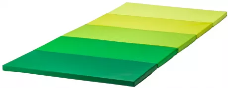 Buy PLUFSIG Folding Gym Mat, Green Online Egypt - IKEA