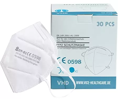 VICE Pack of 30 FFP2 CE 0598 Certified and Tested 5-Layer Face Mask : Amazon.de: DIY & Tools
