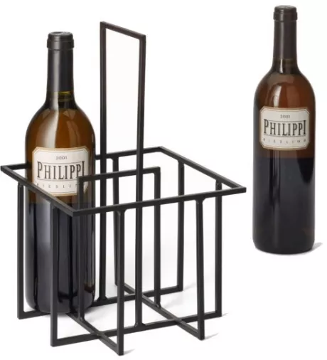 Philippi Cubo Flaschentragekorb 20x20x32 cm - schwarz online kaufen