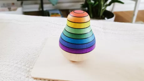 Taumelbirne – Regenbogenfarben : Kinder begeistern