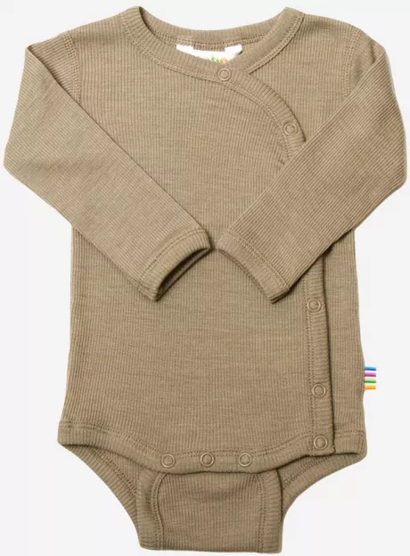 Baby Wickelbody von Joha aus Wolle/Seide in beige | Lila Lämmchen Onlineshop
