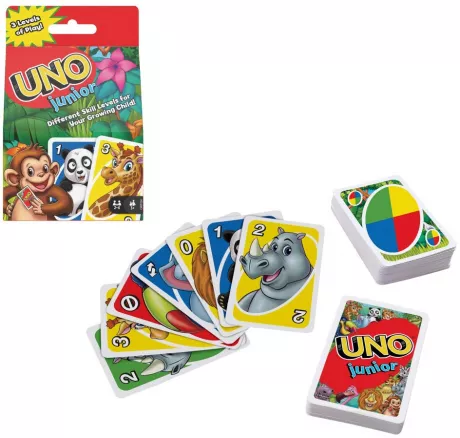 Mattel Games GKF04 - UNO Junior Kartenspiel mit 45 Karten, Geschenk für Kinder ab 3 Jahren: Amazon.de: Spielzeug