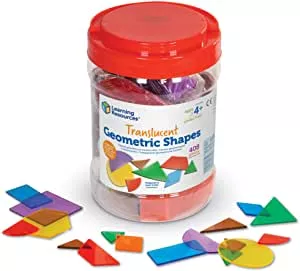 Learning Resources LER1766 Resources Transparente geometrische Formen,: Amazon.de: Spielzeug