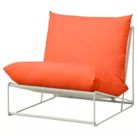 HAVSTEN Sessel drinnen/draun - orange, beige - IKEA