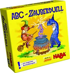 HABA 4912 - ABC Zauberduell, Lernspiel ab 6 Jahren zum Buchstabenlernen, Geschenk für Schulanfänger zur Einschulung, Reise- und Mitbringspiel: Amazon.de: Spielzeug