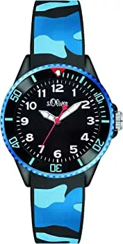 S.Oliver Jungen Analog Quarz Armbanduhr SO-3109-PQ : Amazon.de: Uhren