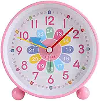 KIPIDA Children's Digital Alarm Clock, Children's Alarm Clock, No Ticking, Learning Alarm Clock, Children's Clock, Silent Snooze Analogue Al : Amazon.de: Toys & Games