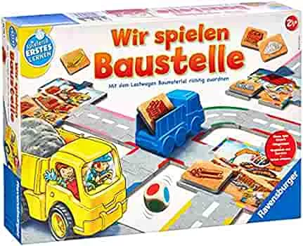 Ravensburger 24726 We play Construction Site - Construction and Assignment Game for Little Ones - Game for Children from 2 Years - Playing First Learning for 1-2 Players: Amazon.de: Toys & Games