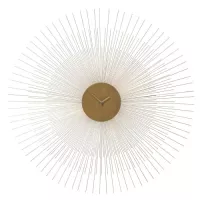 Wanduhr aus Metall, goldfarben, D.95 Callista | Maisons du Monde