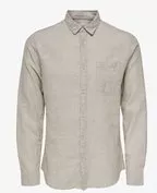 Only & Sons ONSCAIDEN SOLID - Skjorter - beige/offwhite - Zalando.dk