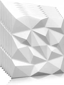 Deccart Brylant 3D Polystyrene Wall Ceiling Panels, Wall Panels, 50 x 50 cm, 2 m², Pack of 8, White : Amazon.de: DIY & Tools