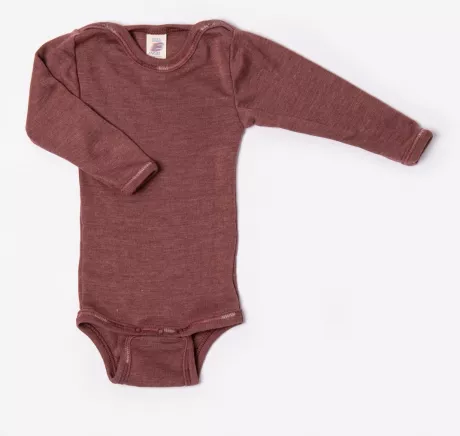 Baby Body von Engel aus Wolle/Seide in kupfer
