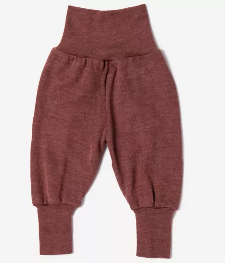 Babyhose von Engel aus Wolle/Seide in kupfer