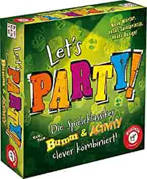 Piatnik 6382 - Activity Lets Party | Activity und Tick Tack Bumm kombiniert | Für Spieleabende mit Freunden und Familie | Ab 12 Jahren | Für bis zu 16 Spieler |: Amazon.de: Spielzeug