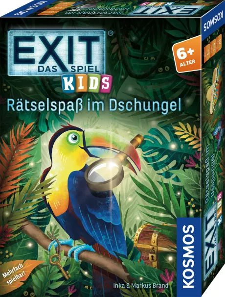 EXIT® - Das Spiel - Kids: Rätselspaß im Dschungel | Kinderspiele | Spiele | Spielware | KOSMOS