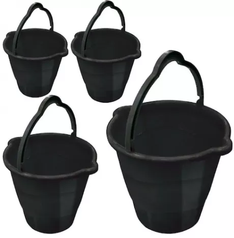 Kit 4 Baldes Para Limpeza Bico Duplo Plástico 10 Litros | Casas Bahia