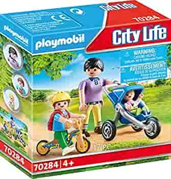 Playmobil Figures 70284 Mum with Children, 4 Years and Up: Amazon.de: Toys