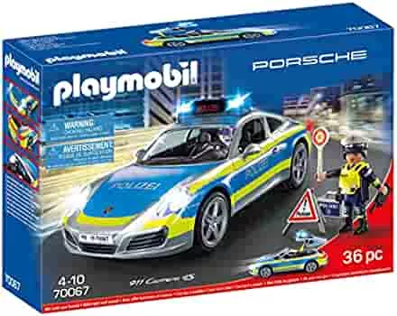 PLAYMOBIL 70067 City Action Porsche 911 Carrera 4S Police Car, Multicoloured: Amazon.de: Toys