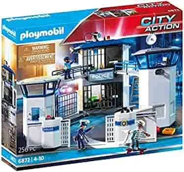 Playmobil City Action 6872 police station with prison, from 5 years: Amazon.de: Toys