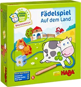 Haba On the Farm Threading Game: Amazon.de: Toys