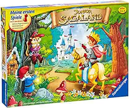Ravensburger 21372 - Junior Sagaland - Kinderspiel, Junior Edition des Spieleklassikers für 2-4 Spieler ab 3 Jahren: Amazon.de: Spielzeug