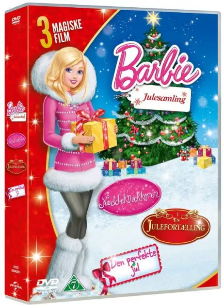 Barbie · Nøddeknækkeren / Den Perfekte Jul / I En Julefortælling (DVD) (2015) box med 3 film