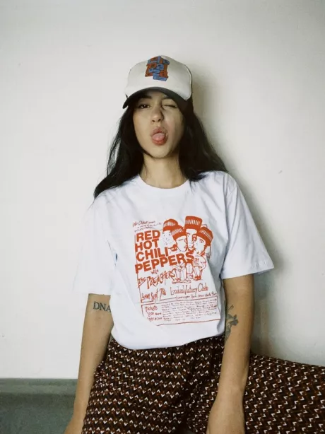 Camiseta Red Hot Chili Peppers - Poster 1986