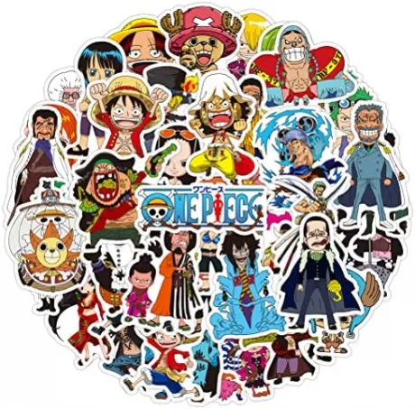 Huayao 48pcs One Piece Stickers Luffy Anime Stickers for Water Bottle Bumper Computer Desk for Boys : Amazon.de: Spielzeug