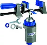 5.) Dremel 2500 Multi Vise - Multi Schraubstock (mit Abnehmbare Soft-Spannbacken und Werkzeugständer-Adapter zum Halten von Werkzeugen)