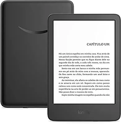 Novo Kindle 11ª Geração (lançamento 2022) – Mais leve, com resolução de 300 ppi e o dobro de armazenamento - Cor Preta