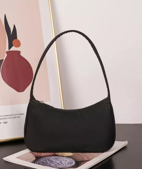 bolsa baguette preta SIMPLES