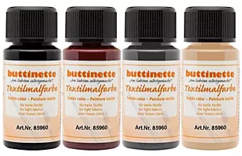 buttinette Stoffmalfarben-Set "Natur", 4x 50 ml online kaufen | buttinette Bastelshop
