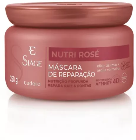 Máscara Capilar Siàge Nutri Rosé Eudora