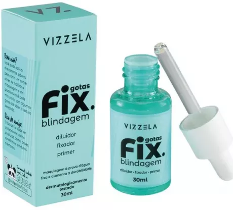 Diluidor De Maquiagem Gotas Real Fix Blindagem Vizzela 30ml