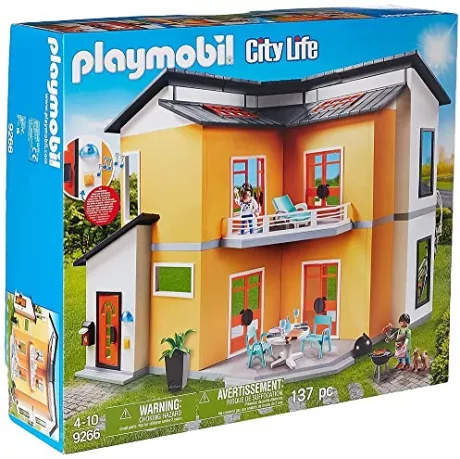 PLAYMOBIL City Life 9266 Modernes Wohnhaus, Mit Licht- und Soundeffekten, Ab 4 Jahren: Amazon.de: Spielzeug