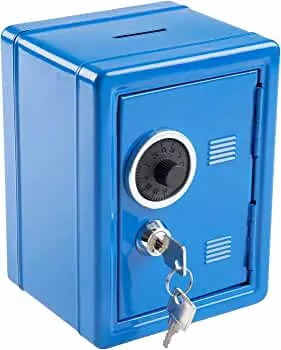 Idena 50036 - Spartresor, 120 x 105 x 160 mm, blau, 1 Stück : Amazon.de: Baumarkt