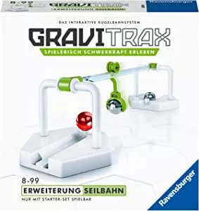Ravensburger GraviTrax 26116 - GraviTrax Erweiterung Seilbahn - Ideales Zubehör für spektakuläre Kugelbahnen, Konstruktionsspielzeug für Kinder ab 8 Jahren: Amazon.de: Spielzeug