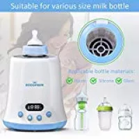 Flaschenwärmer baby Eccomum Sterilisator für Flaschen-und Babykostwärmer, schnelle Erwärmung, mit LCD Bildschirm/ Ernährungsschutz-Technologie/Erinnerungsfunktion, Passend für alle Babyflaschen