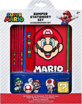 Mega-Schreibset Super Mario, 12-tlg., Super Mario | myToys