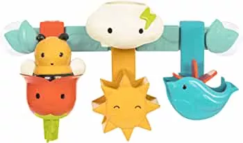 Battat Badewannen Spielzeug mit Saugnäpfen, Wasserrad, Spritztier – Badespielzeug Baby Wasserspielzeug für Badezimmer für Kinder und Babys ab 1 Jahr: Amazon.de: Spielzeug