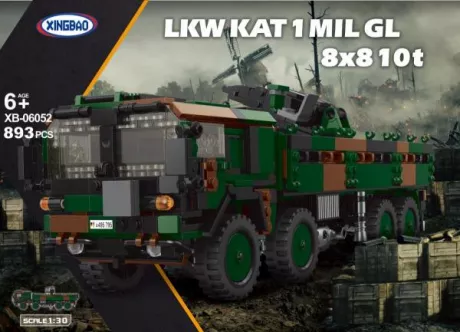 BlueBrixx - Sets - 103098 - LKW KAT 1 MIL GL 8x8 10t, Bundeswehr