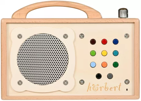 hörbert mit Mikrofon • Musikbox für Kinder • mit Bluetooth und Sleep-Timer