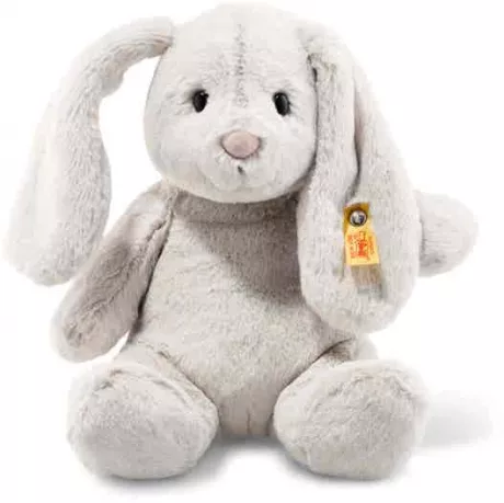 Soft Cuddly Friends Hoppie Hase, 28 cm, hellgrau - Steiff.com