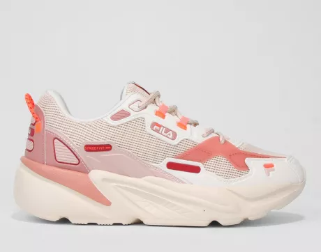Tênis Fila Street Fit Feminino - Bege+Rosa | Netshoes