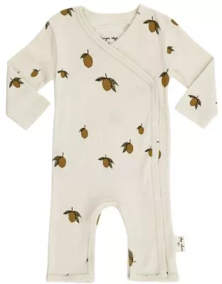 Konges Sløjd Wickel Jumpsuit Lemon | Einteiler/Jumpsuits/Strampler | Babymode (40-86) | Anziehen | Baby Bode