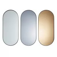 3 Spiegel mit schwarzem Metallrahmen 30x70 Shelton | Maisons du Monde