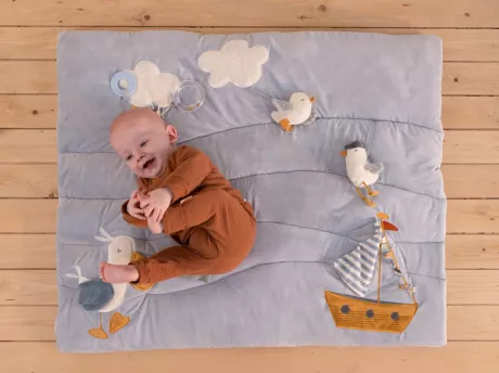 Little Dutch Laufgittereinlage/Spielmatte 80x100cm Sailors Bay – Trag's mit Fassung Mini